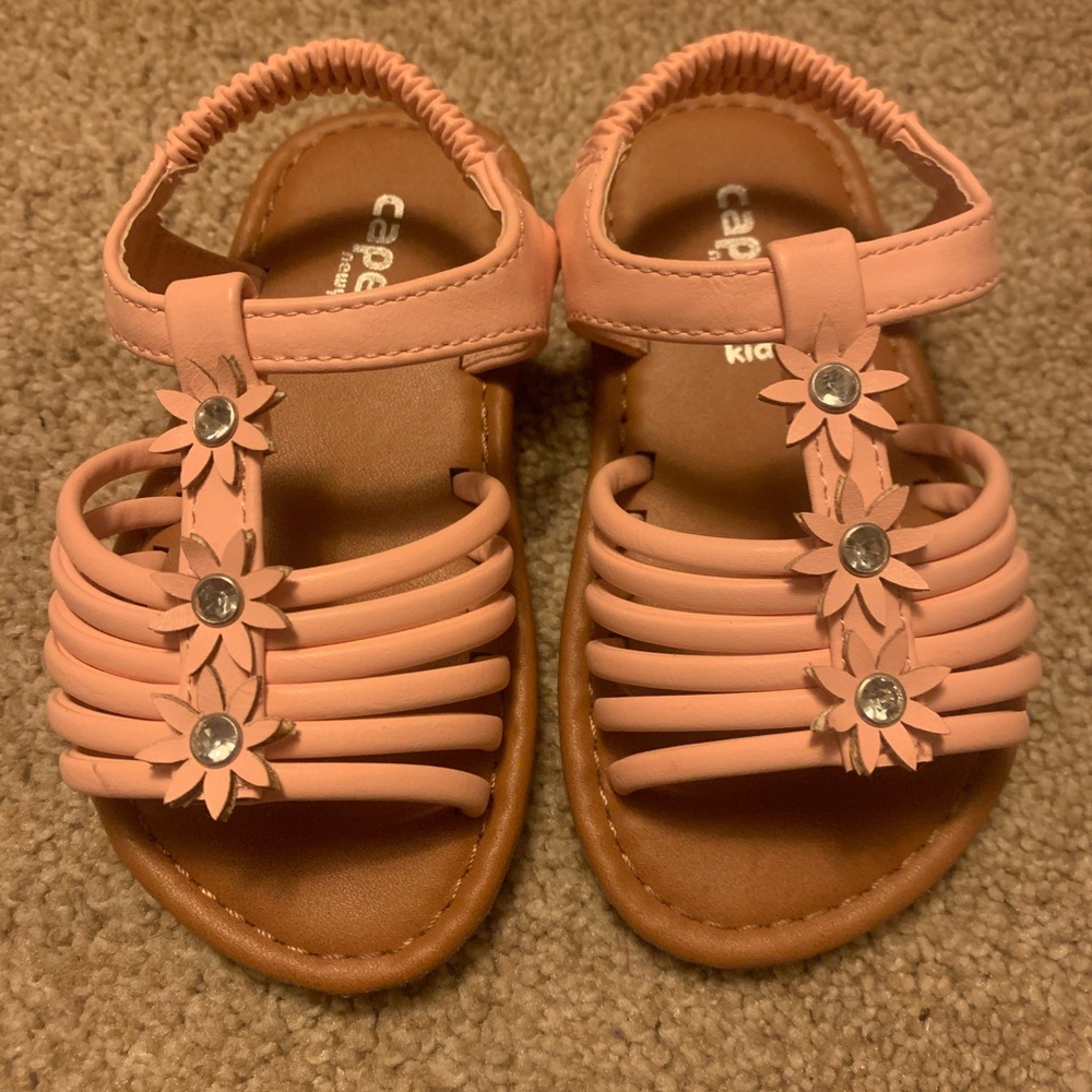 Capelli New York toddler girl’ strappy sandals, 8